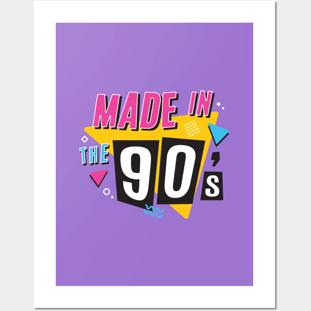 Made in the 90s Wall Art by zoljo